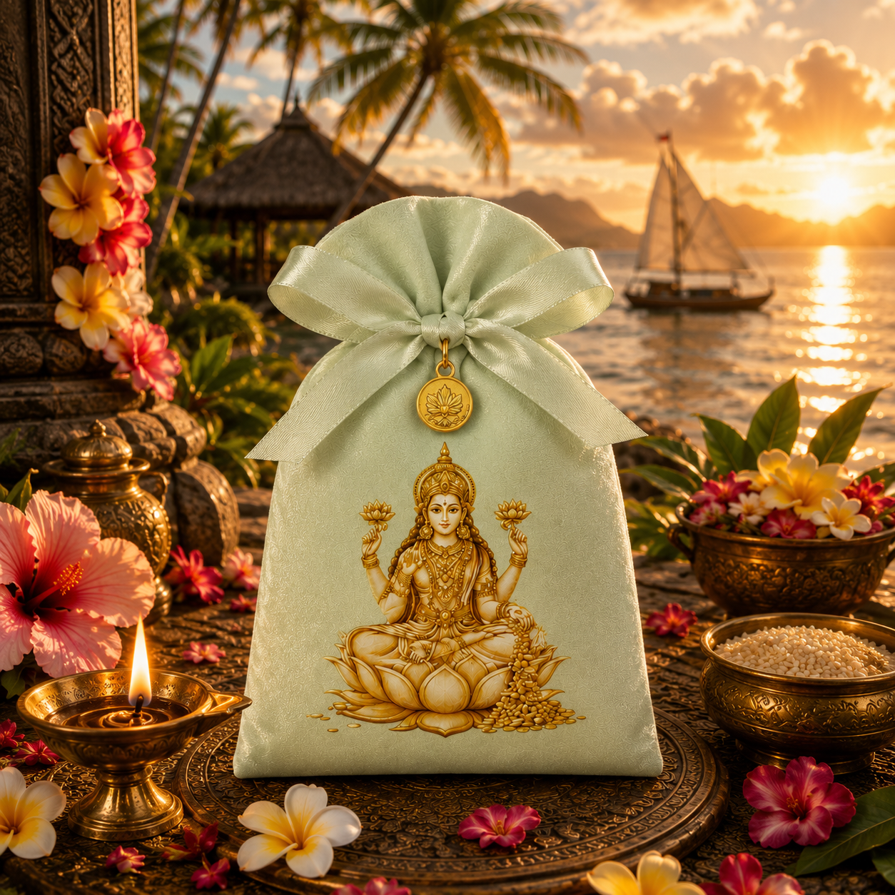 Luxe Bruidszakje – Godin Lakshmi Mata